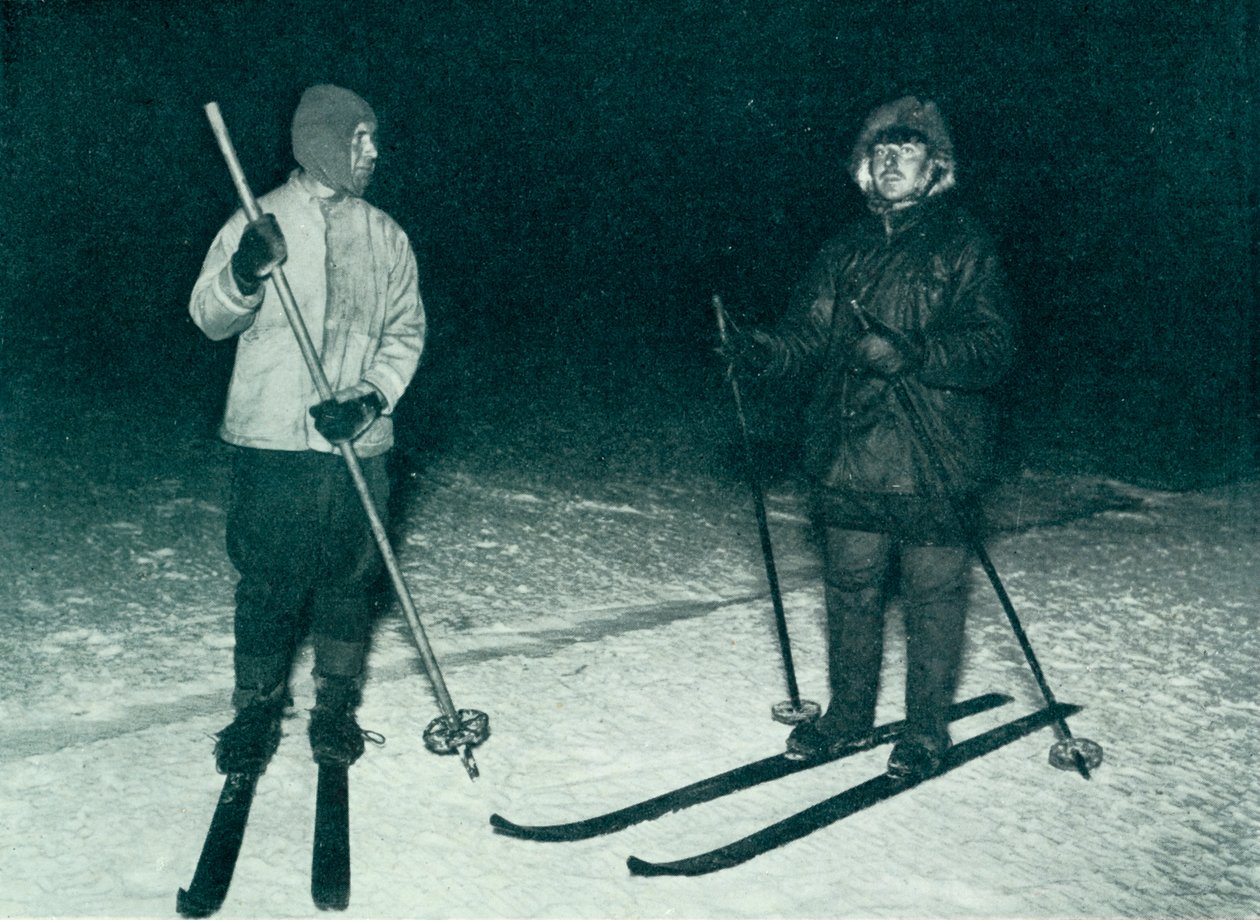 Oates en Meares skiën 