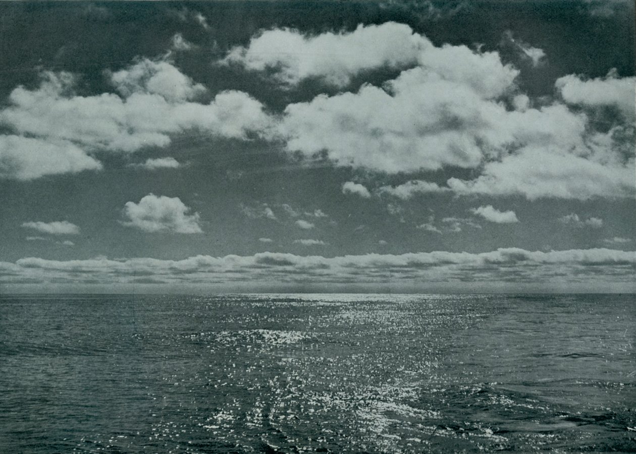 Open water in de Rosszee, c1910-1913, 1913 door Herbert Ponting
