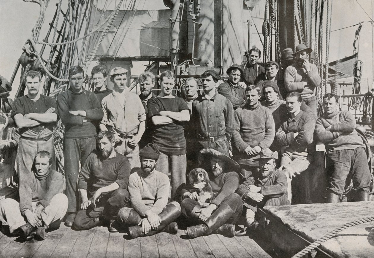 De bemanning van de Terra Nova door Herbert Ponting