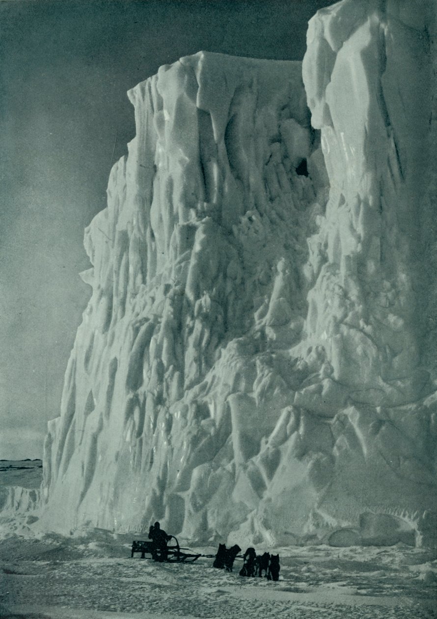 De punt van de Barne-gletsjer, ca. 1910-1913, 1913 door Herbert Ponting