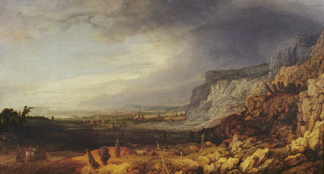 Landschap door Hercules Seghers