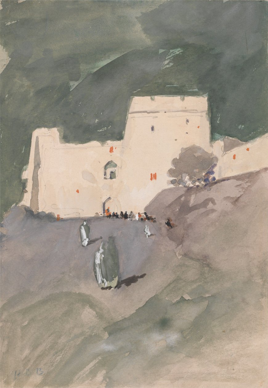 Een Moorse citadel door Hercules Brabazon Brabazon
