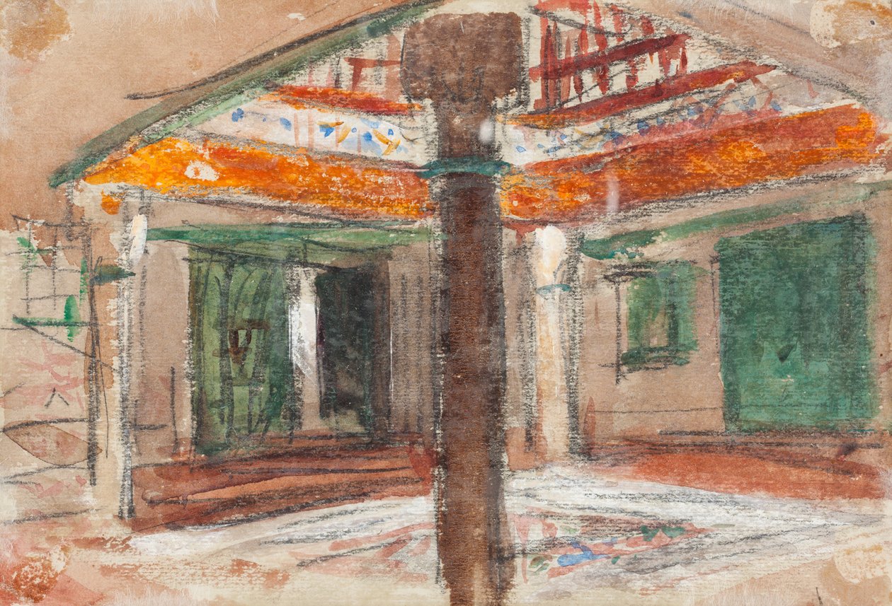 Het interieur van een exotisch paleis door Hercules Brabazon Brabazon