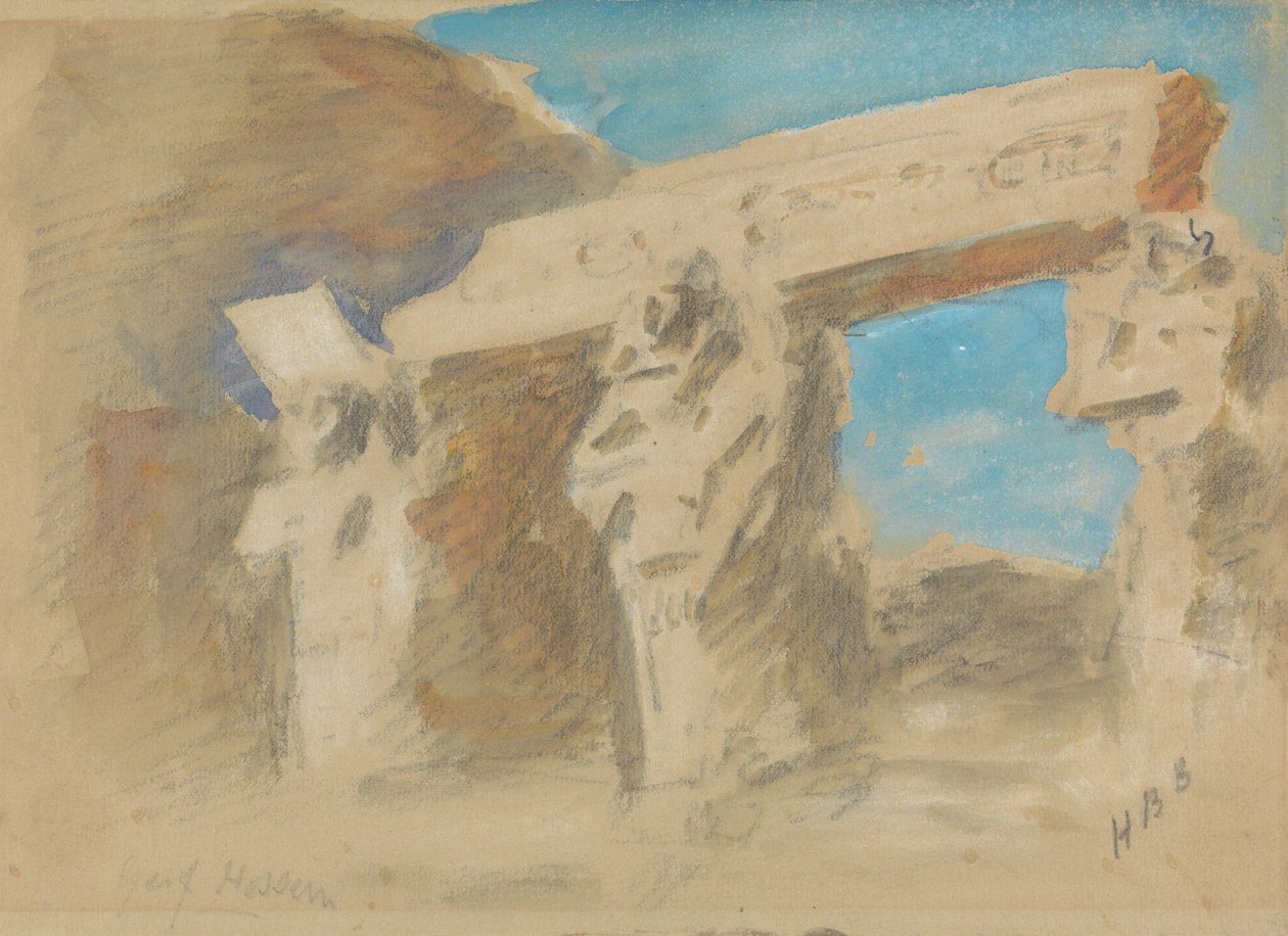 Tempel von Gerf Hussein door Hercules Brabazon Brabazon