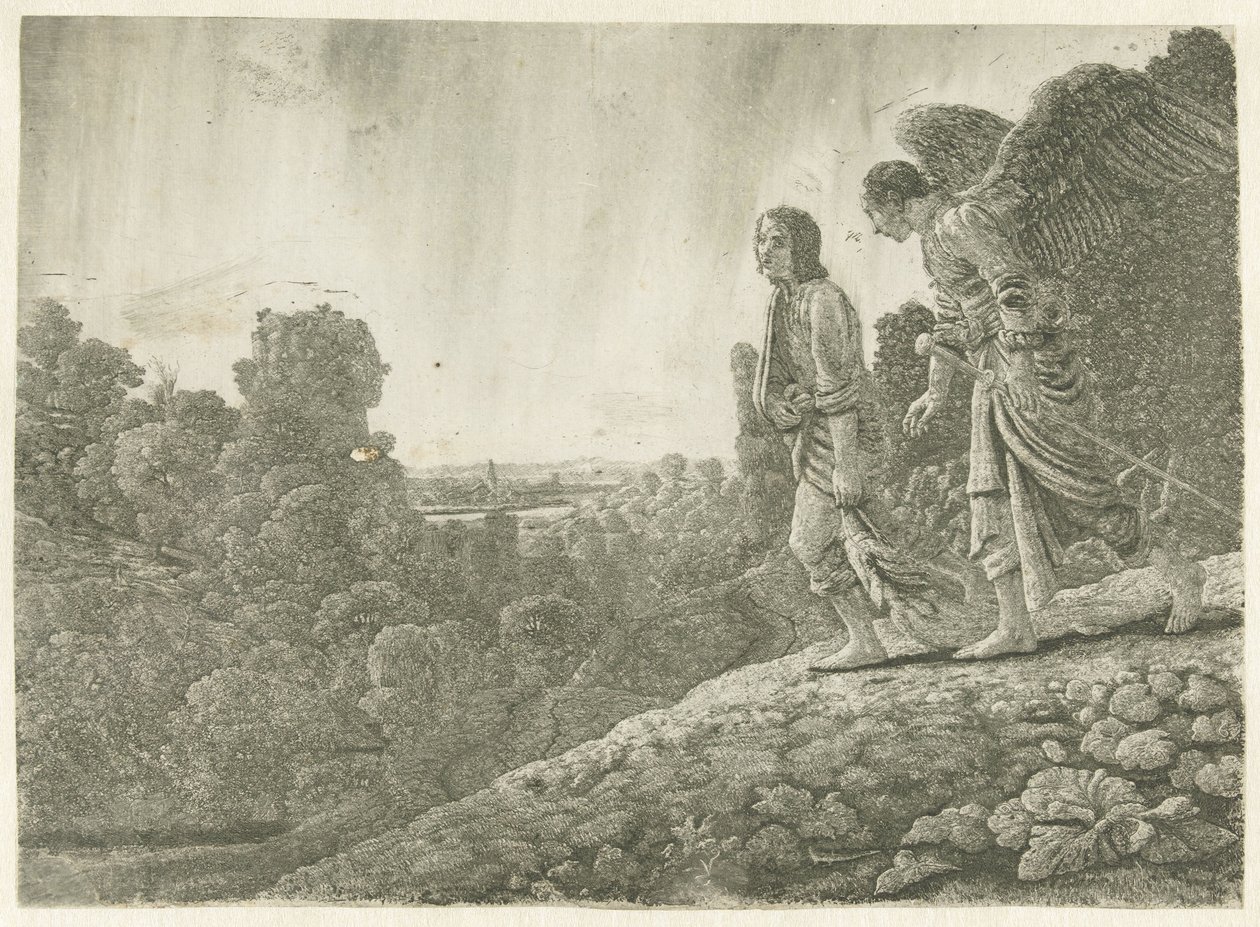 Tobias en de Engel door Hercules Segers