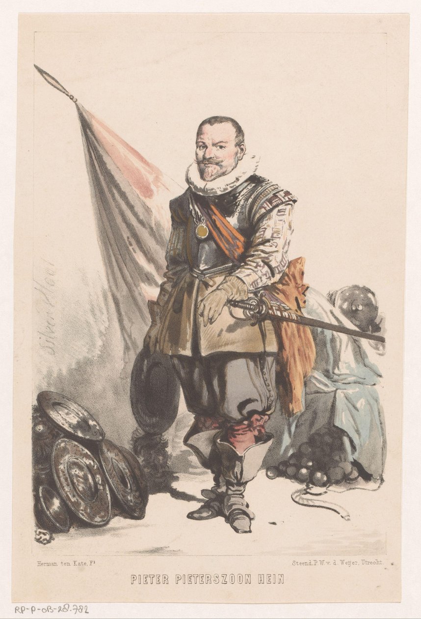 Pieter Pieterszoon Hein door Herman Frederik Carel ten Kate