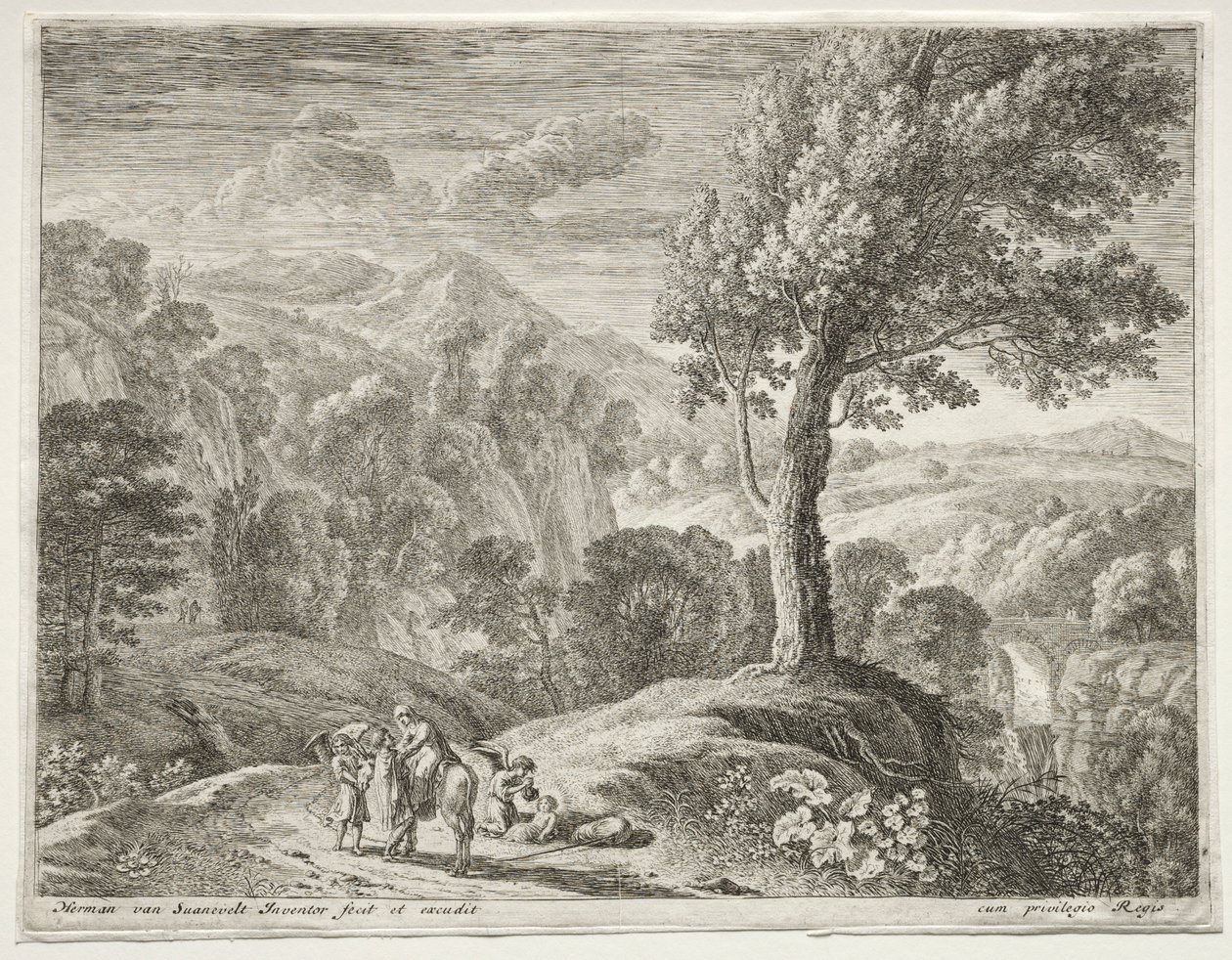 De Grote Boom en de Waterval door Herman van Swanevelt