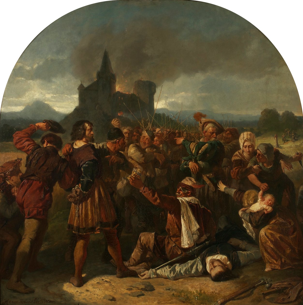 Episode uit de Duitse Boerenoorlog: De moord op graaf Helfenstein bij Weinsberg door Hermann Eichler