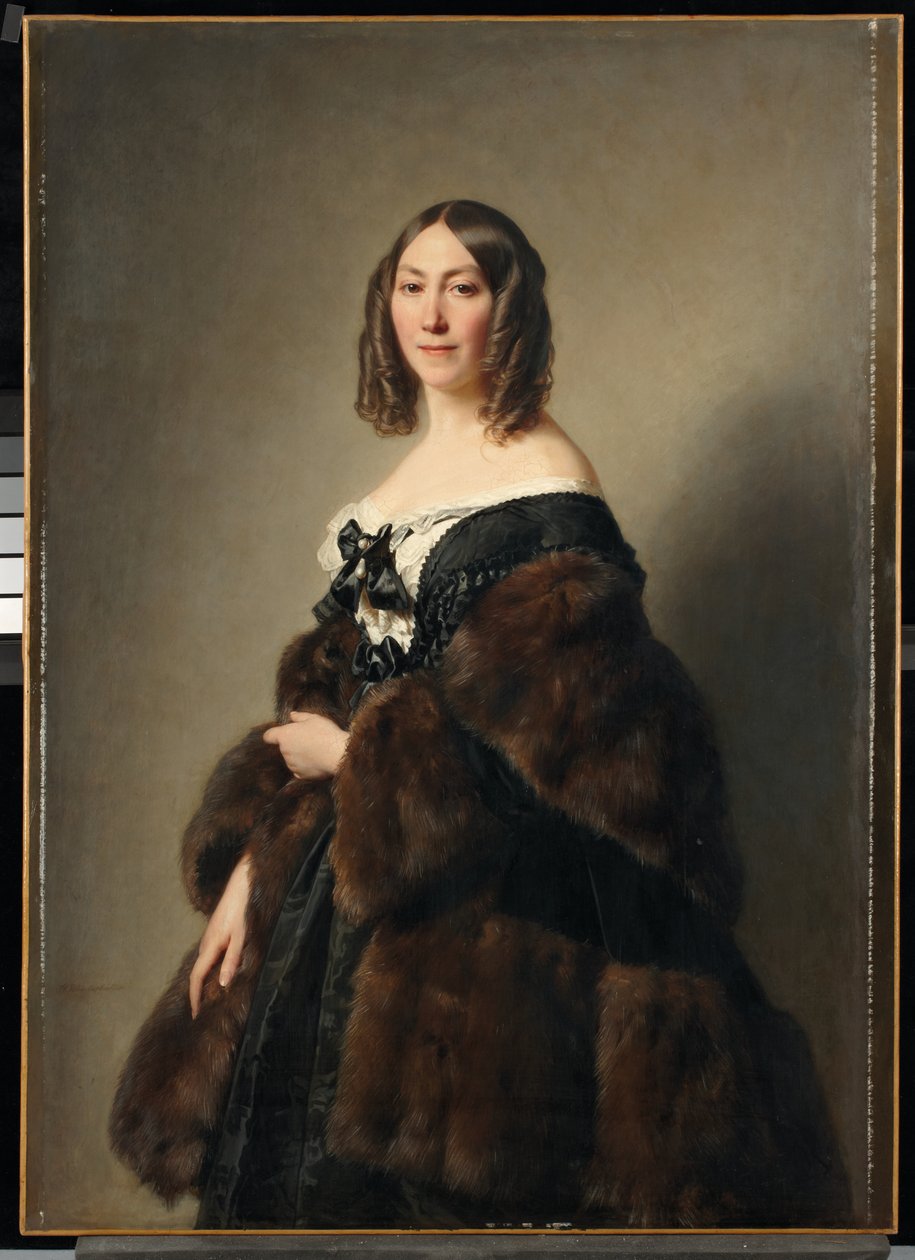 Portret van Cécile Charlotte Furtado-Heine door Hermann Winterhalter