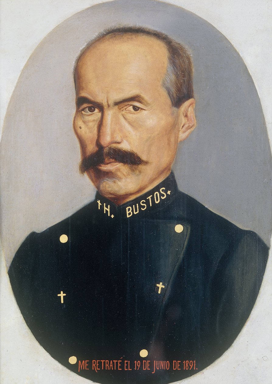 Zelfportret door Hermenegildo Bustos