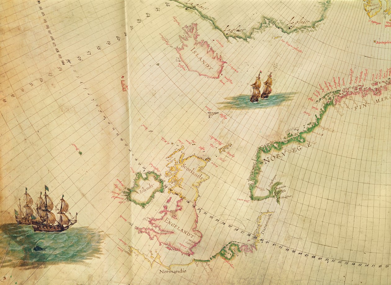 De Poolse Aurora (detail) door Hessel Gerritsz