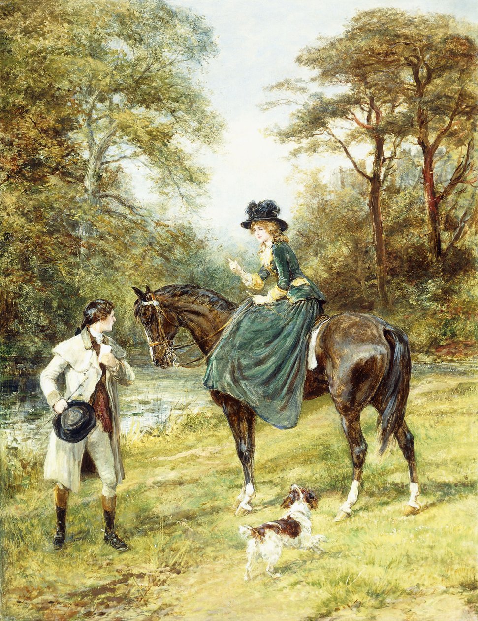 De ontmoeting door Heywood Hardy