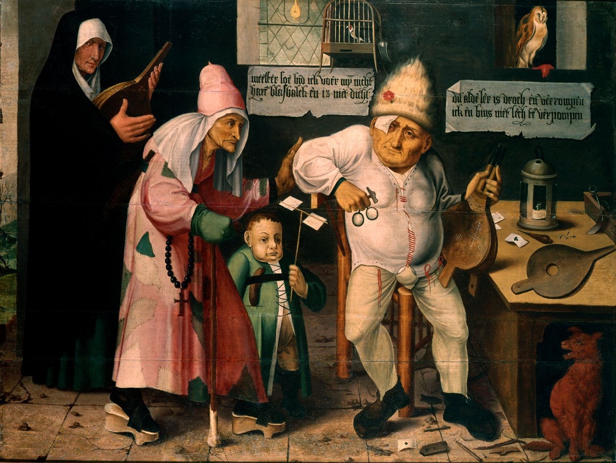 De blaasbalgreparateur door Hieronymous Bosch