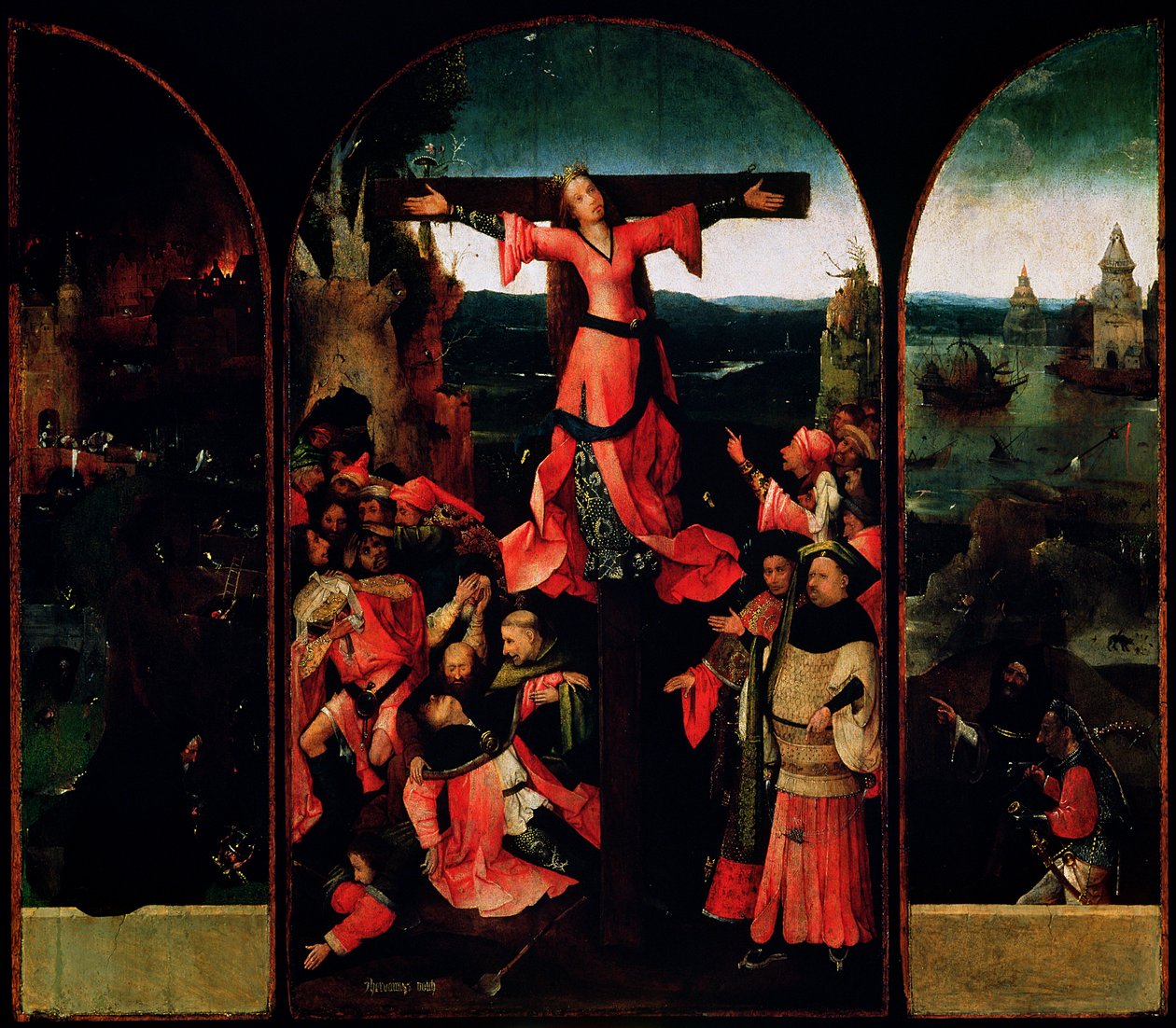 St. Liberata drieluik door Hieronymus Bosch