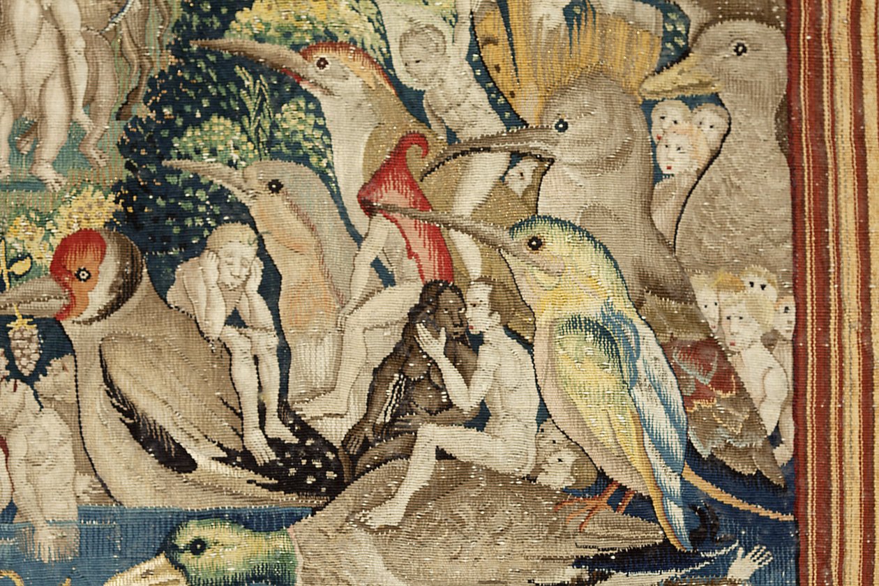 De Tuin der Lusten, ca. 1560 door Hieronymus (after) Bosch