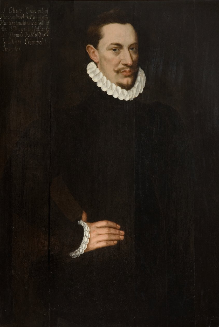 Sir Oliver Cromwell, ca. 1580 door Hieronymus (circle of) Custodis