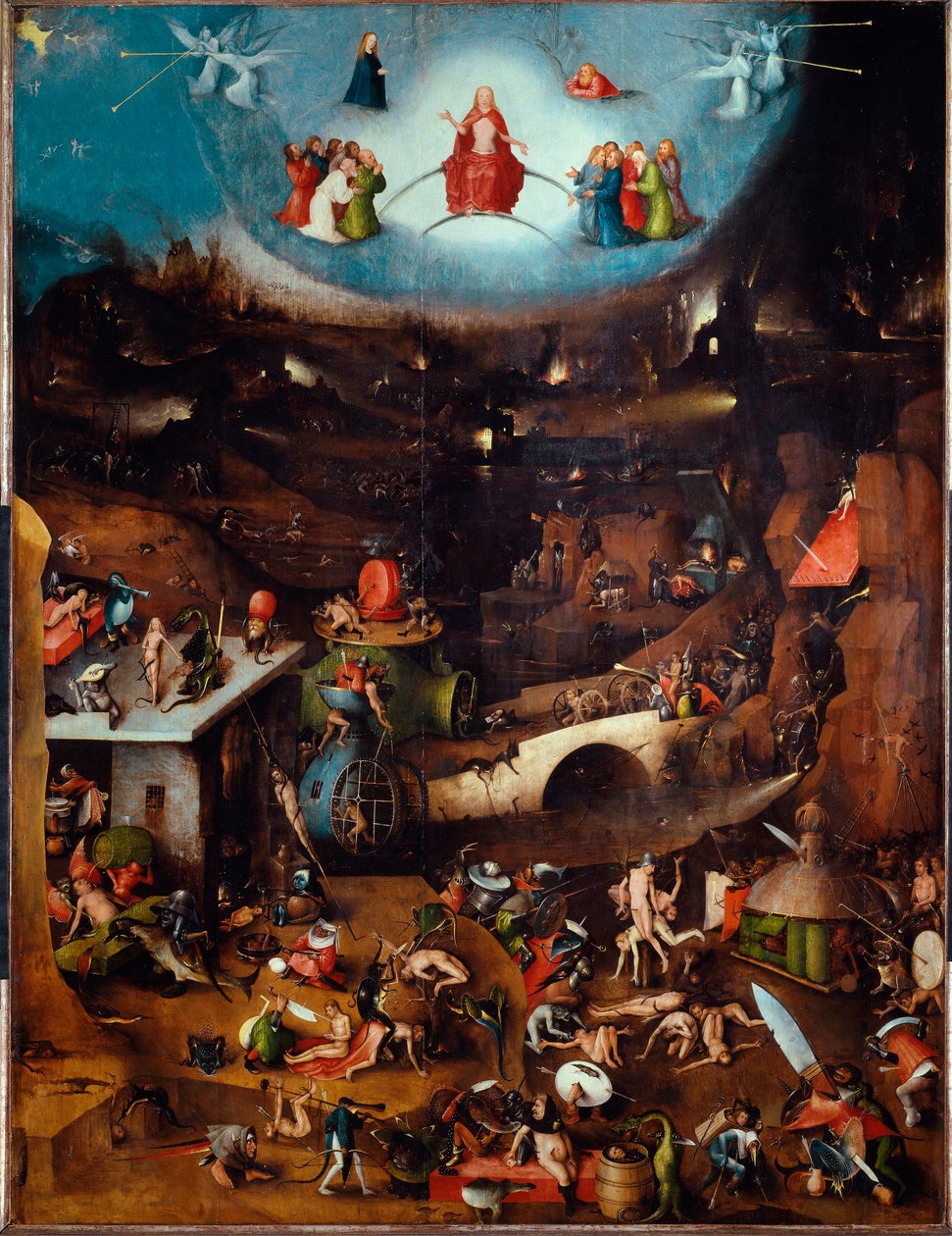Drieluik van het Laatste Oordeel, centraal paneel, ca. 1504 door Hieronymus Bosch
