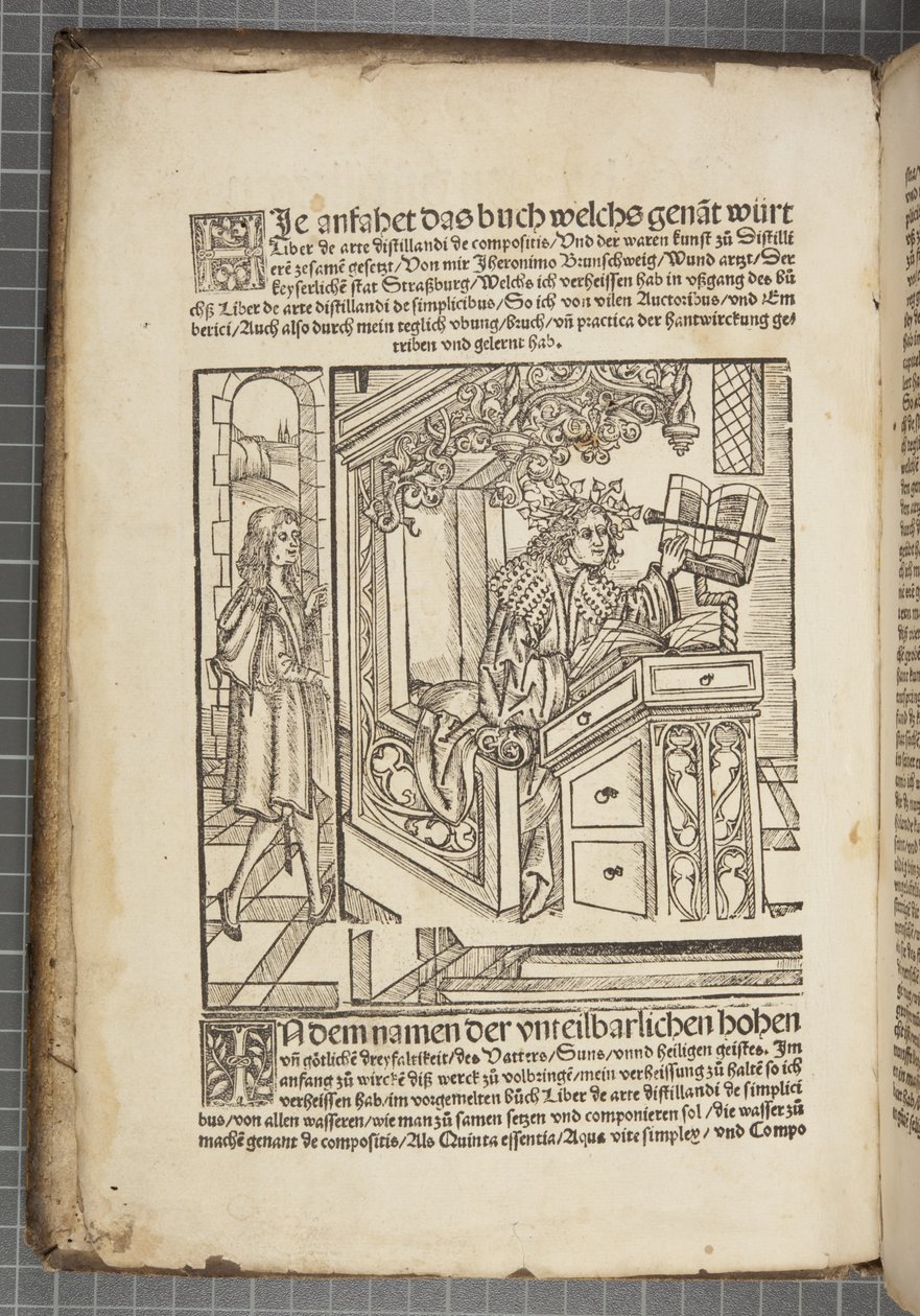 Das Buch zu Distillieren door Hieronymus Brunschwig