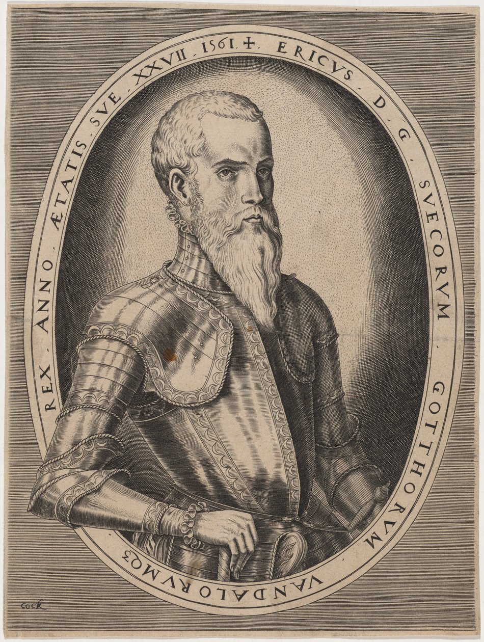 Erik XIV, koning van Zweden door Hieronymus Cock