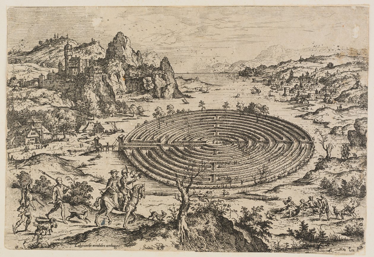 De doop van de eunuch door Hieronymus Cock
