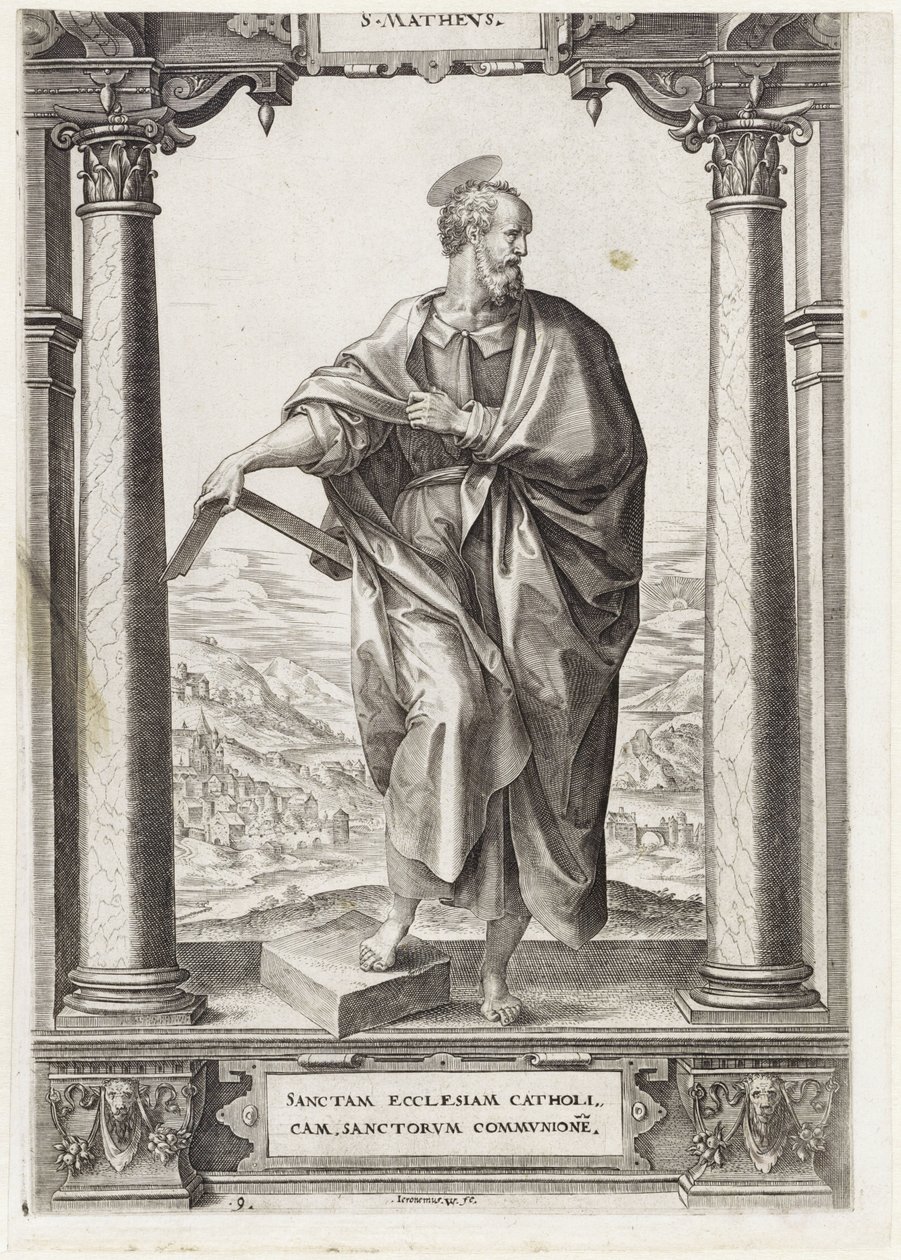 H. Matteüs door Hieronymus Wierix