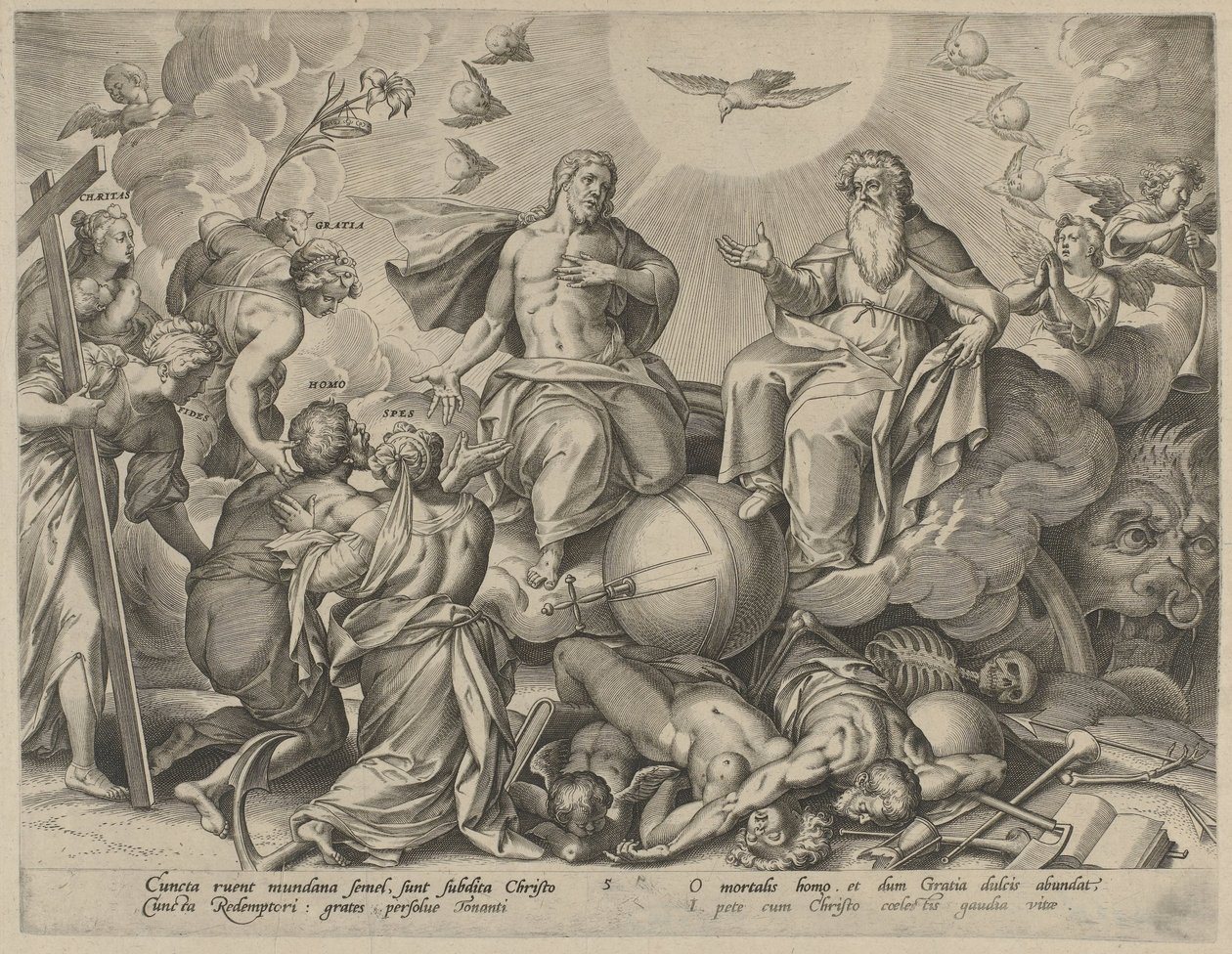 Laatste Oordeel door Hieronymus Wierix
