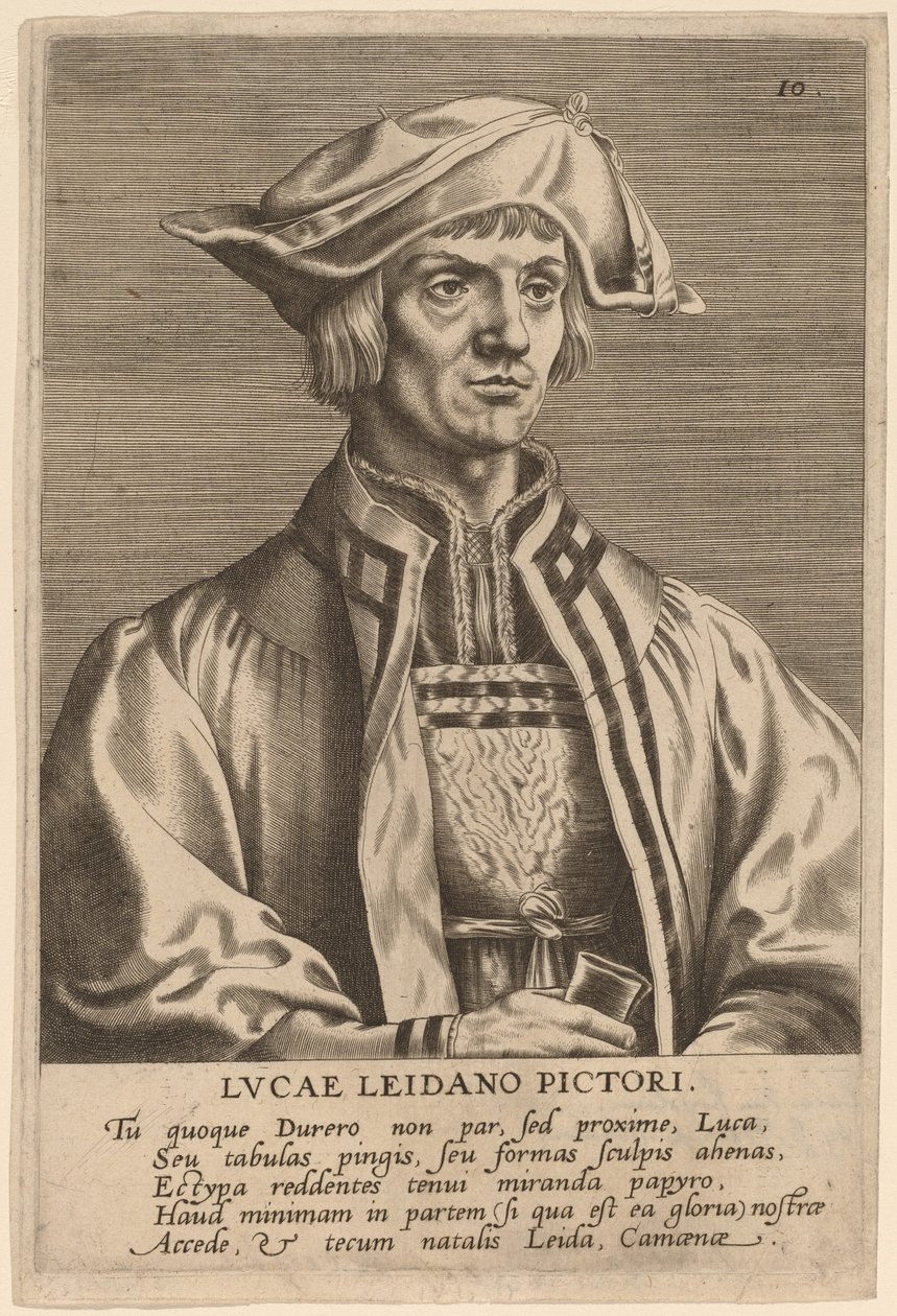 Lucas van Leyden door Hieronymus Wierix