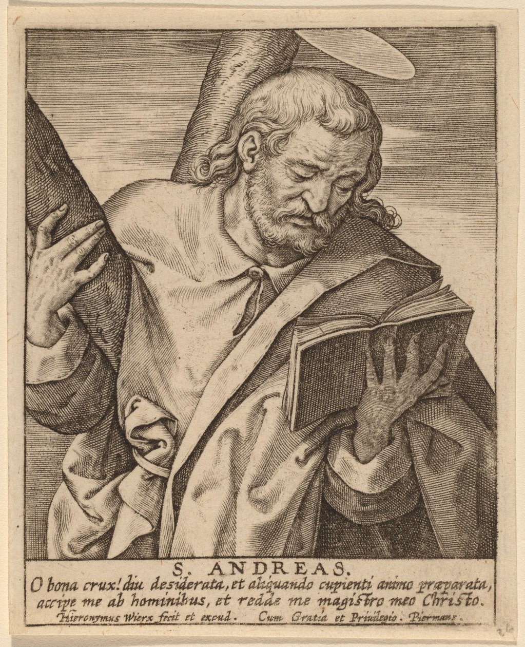 S. Andreas door Hieronymus Wierix