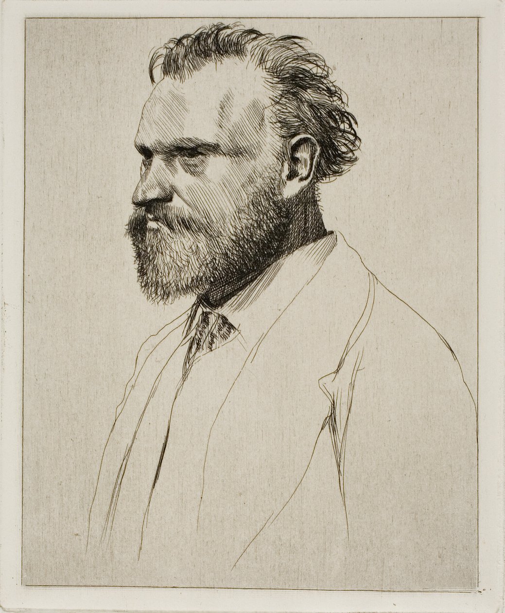 Edouard Manet, Portret op borstlengte door Hilaire Germain Edgar Degas