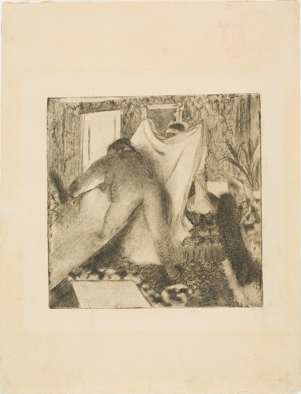 Het bad verlaten door Hilaire Germain Edgar Degas