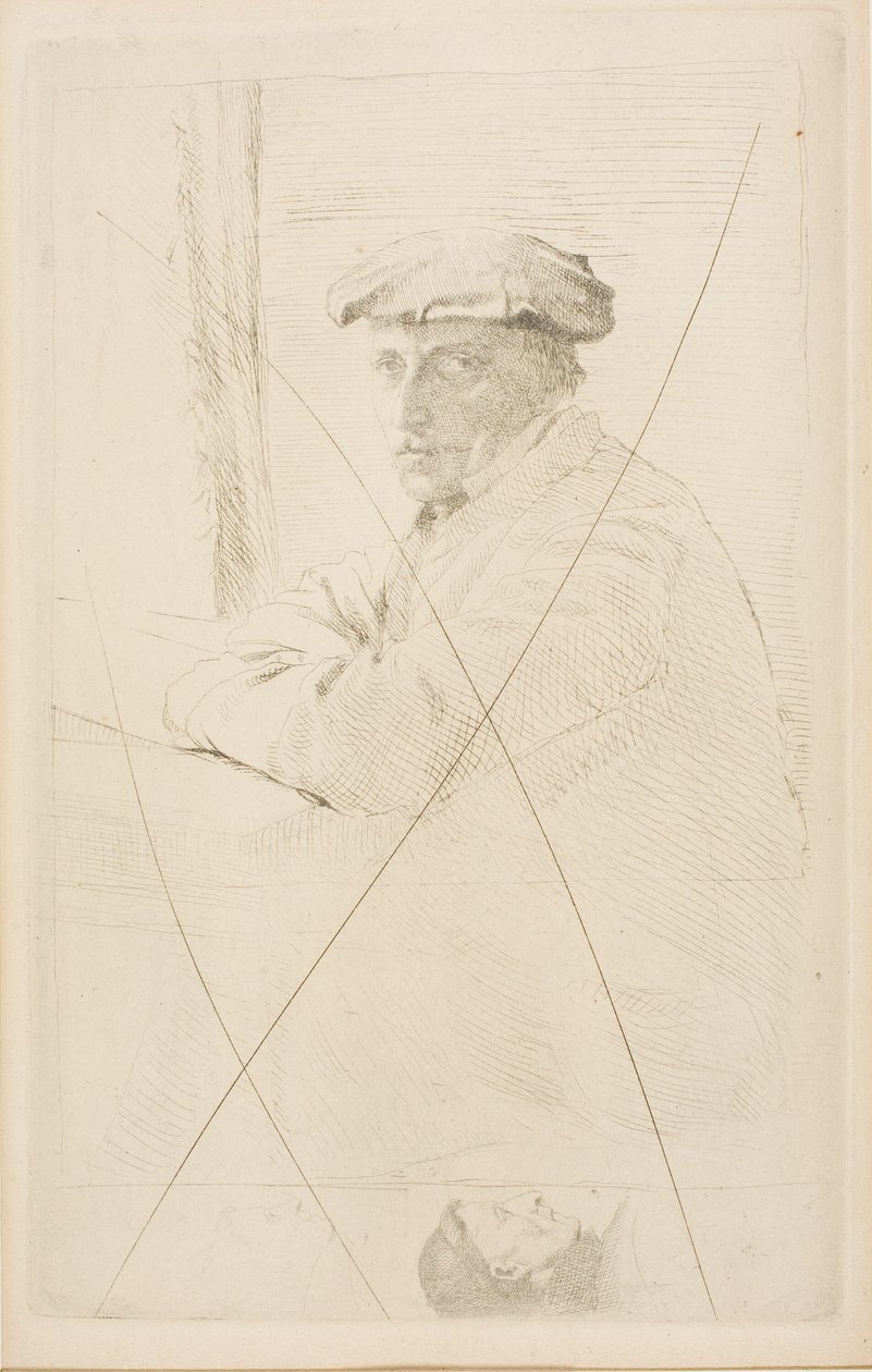 De graveur Joseph Tourny door Hilaire Germain Edgar Degas