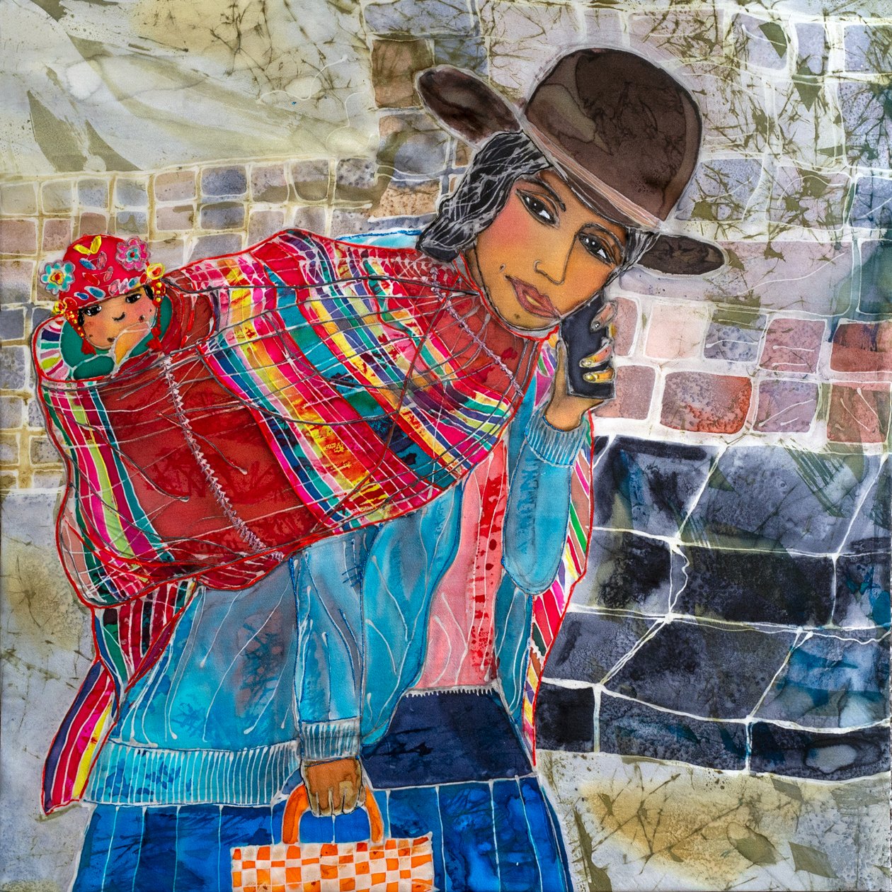 Peruana, Mamita en Jolly, Peru door Hilary Simon