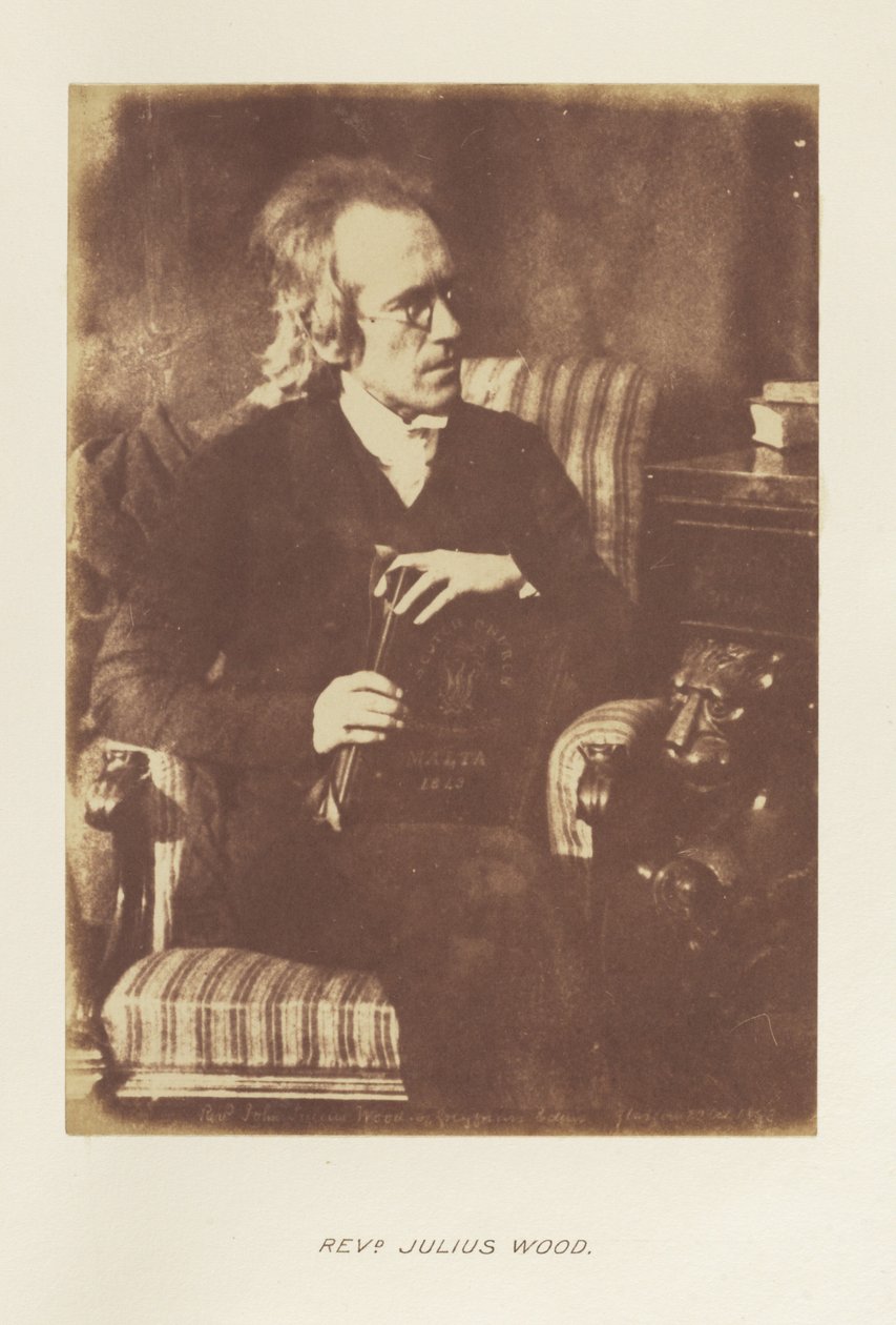 [Rev. John Julius Wood van Greyfriars, Edinburgh]. door Hill and Adamson