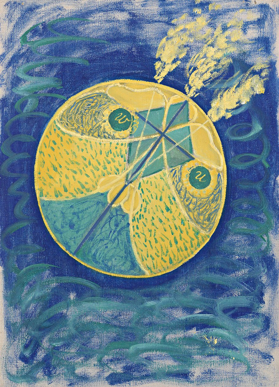 Groep I, nr. 7. Oerchaos, 1906-1907 door Hilma af Klint