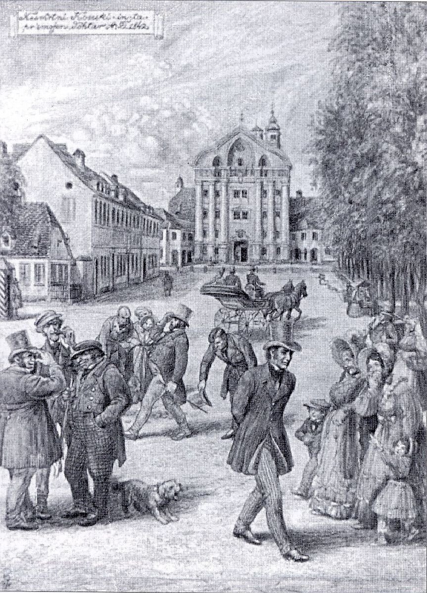 Preseren en Koseski door Hinko Smrekar