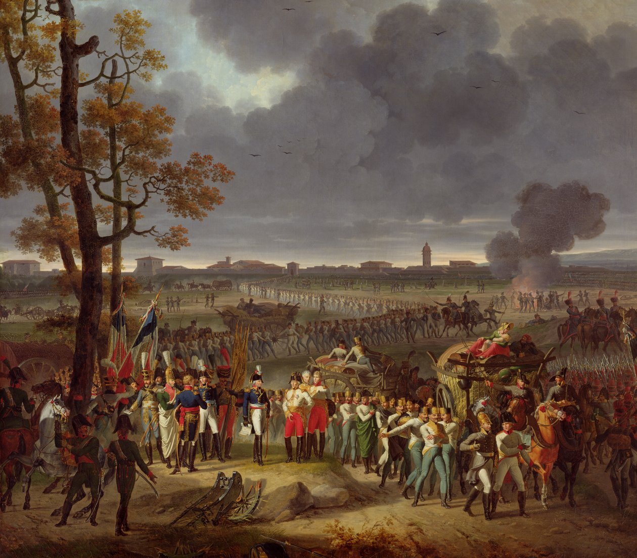 Het tweede beleg van Mantua op 2 februari 1797 door Hippolyte Lecomte