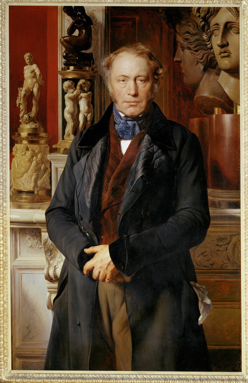 James Alexandre Graaf van Pourtales-Gorgier ... door Hippolyte (1797 1856) Delaroche