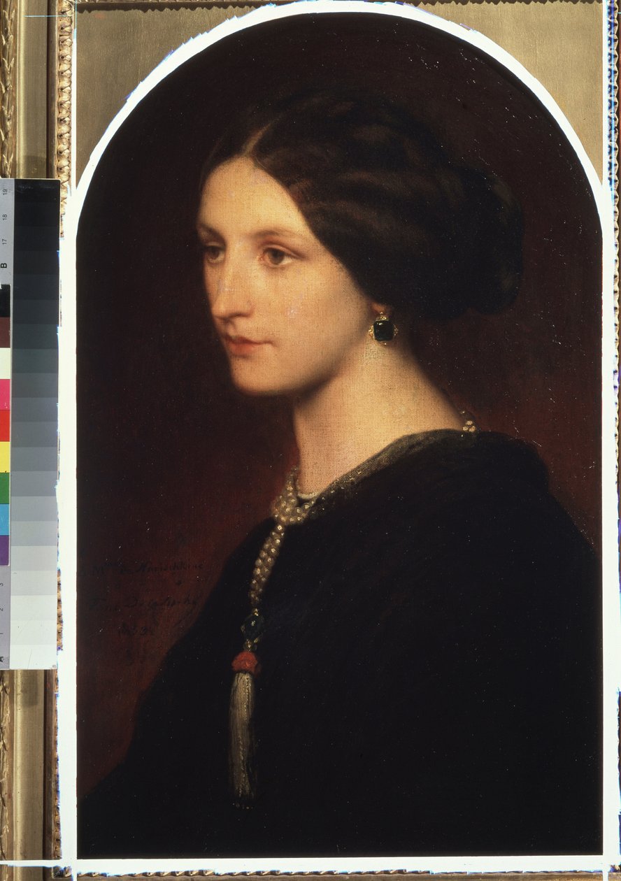 Portret van gravin Sophie Shuvaloff door Hippolyte Delaroche
