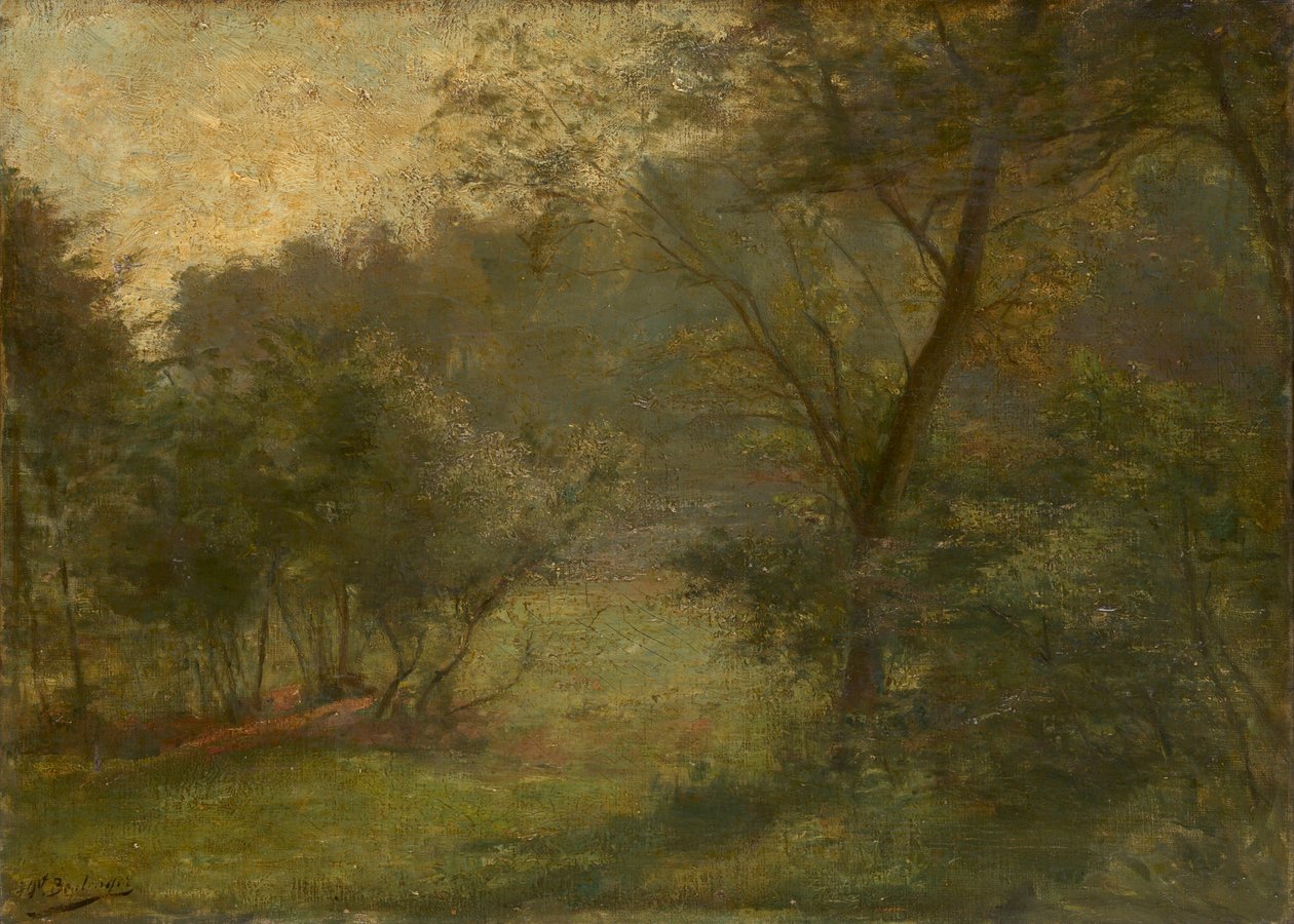 Bosgezicht door Hippolyte Boulenger