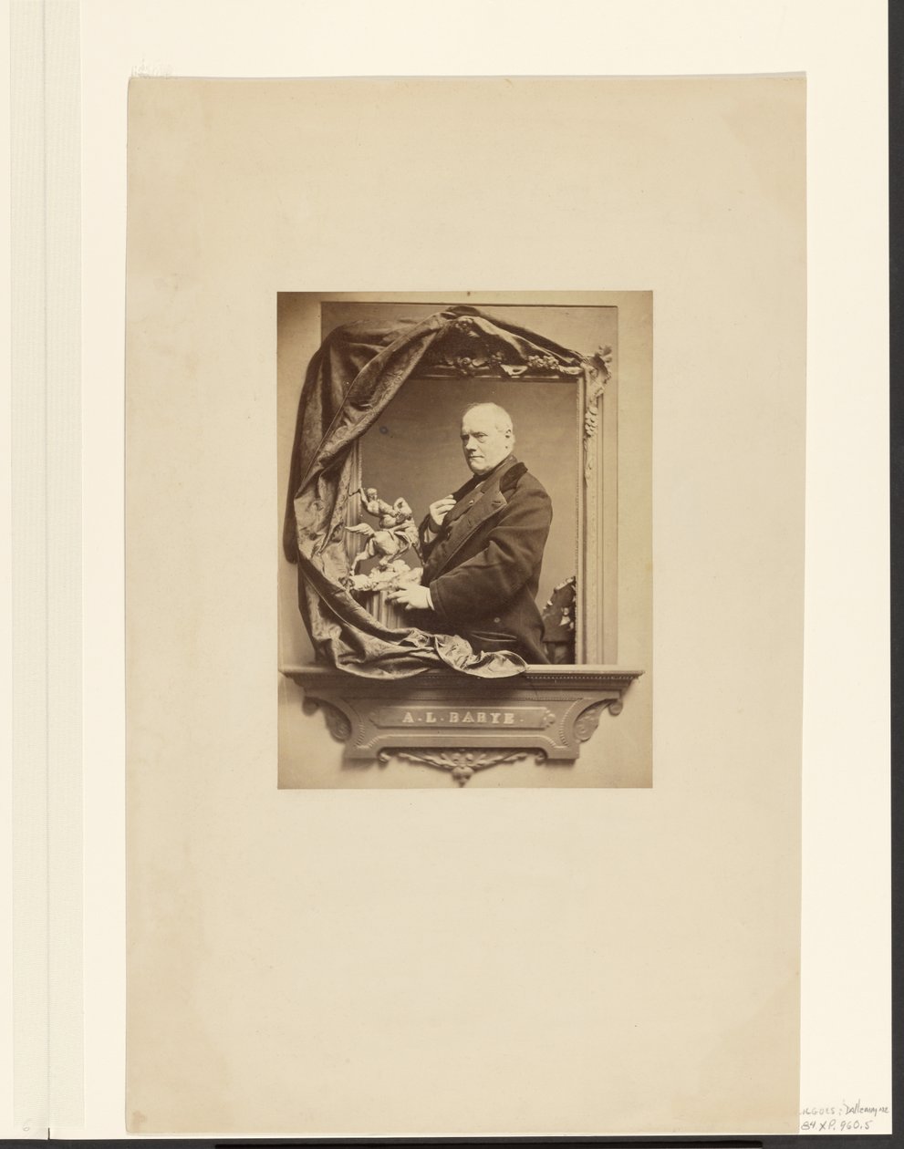 Antoine Louis Barye door Hippolyte Lazerges