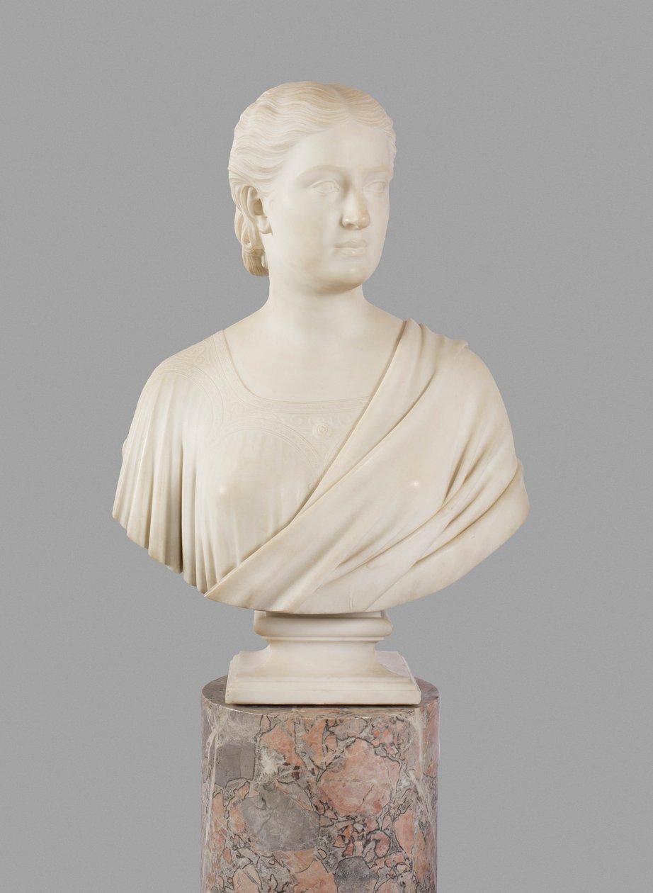 Mevrouw Potter Palmer door Hiram Powers