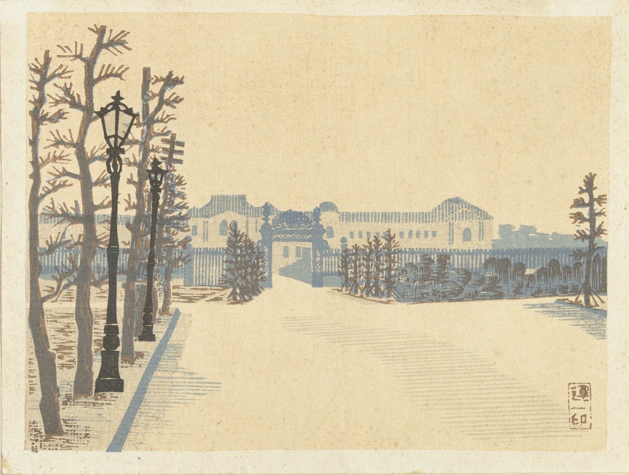 Akasaka paleis door Hiratsuka Un