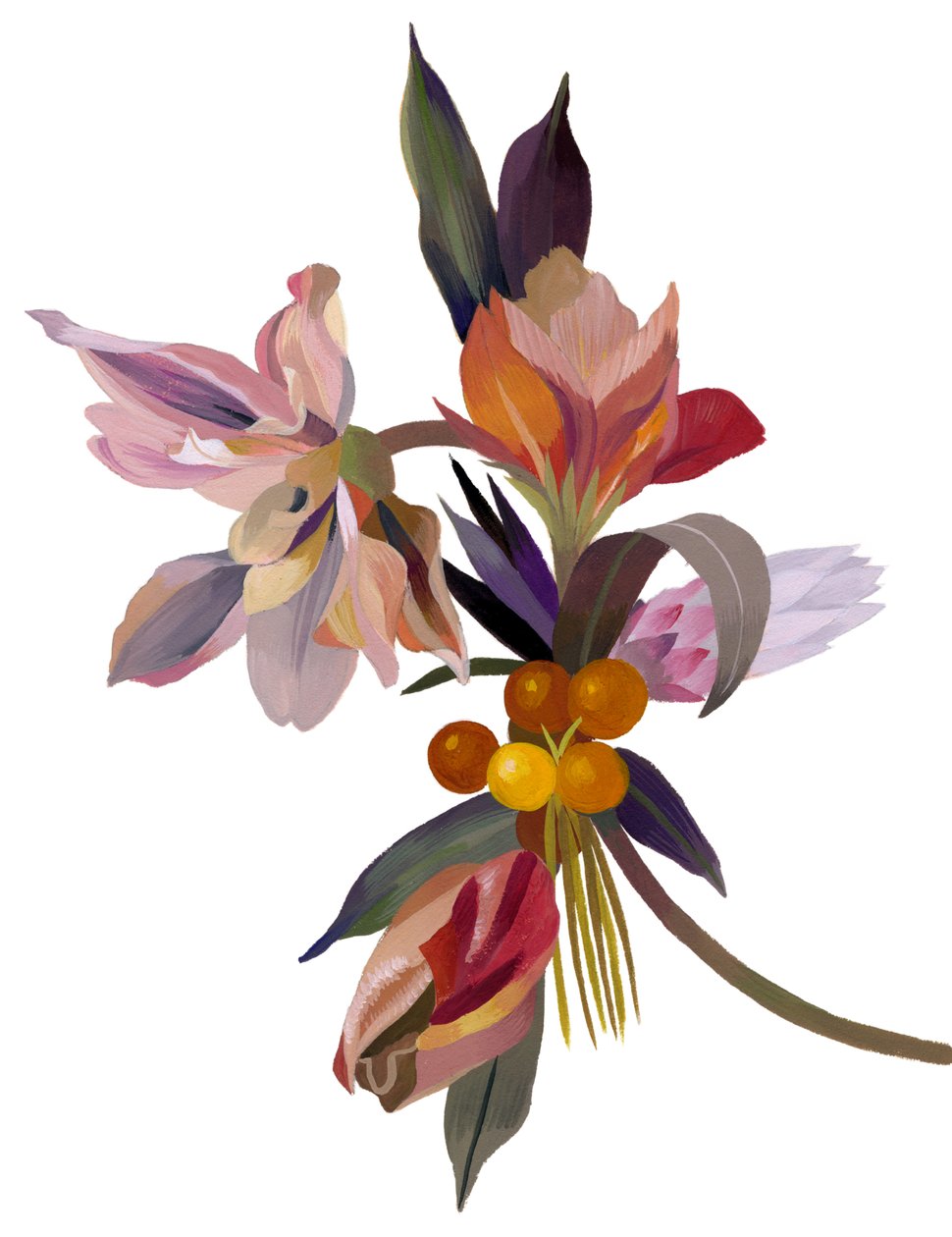 Een denkbeeldige bloem gebaseerd op een tulp door Hiroyuki Izutsu