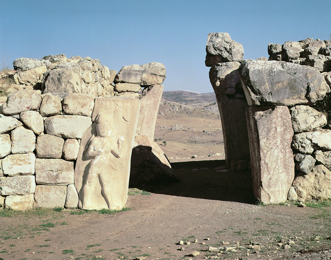 De Koningspoort van de muren van Hattusas door Hittite
