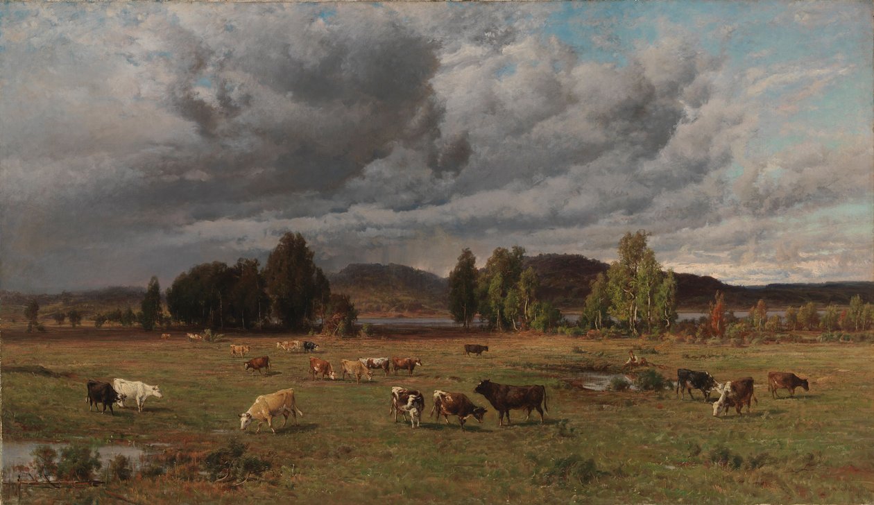 Weideland in Häme door Hjalmar Munsterhjelm