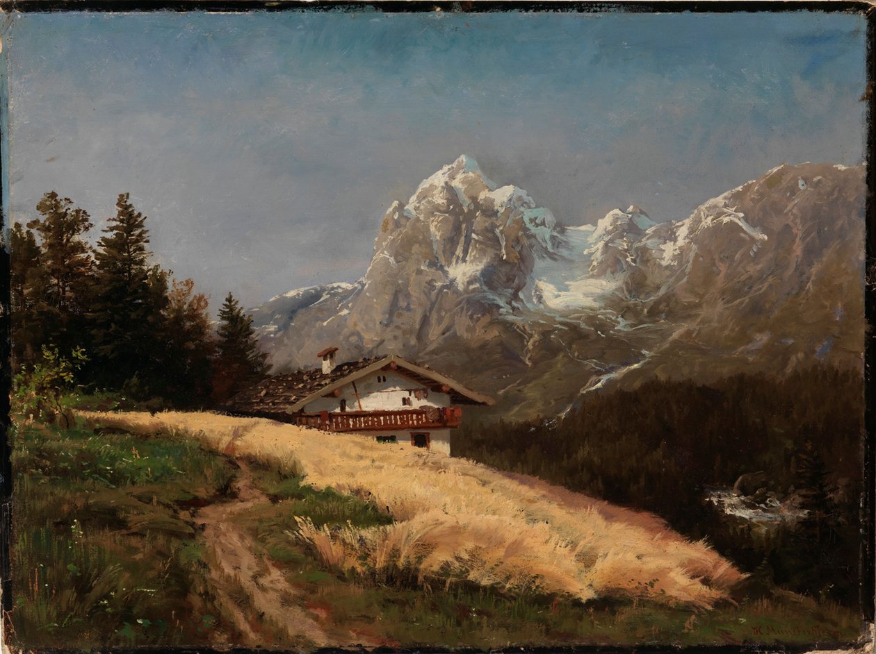 Uitzicht vanuit Ramsau door Hjalmar Munsterhjelm
