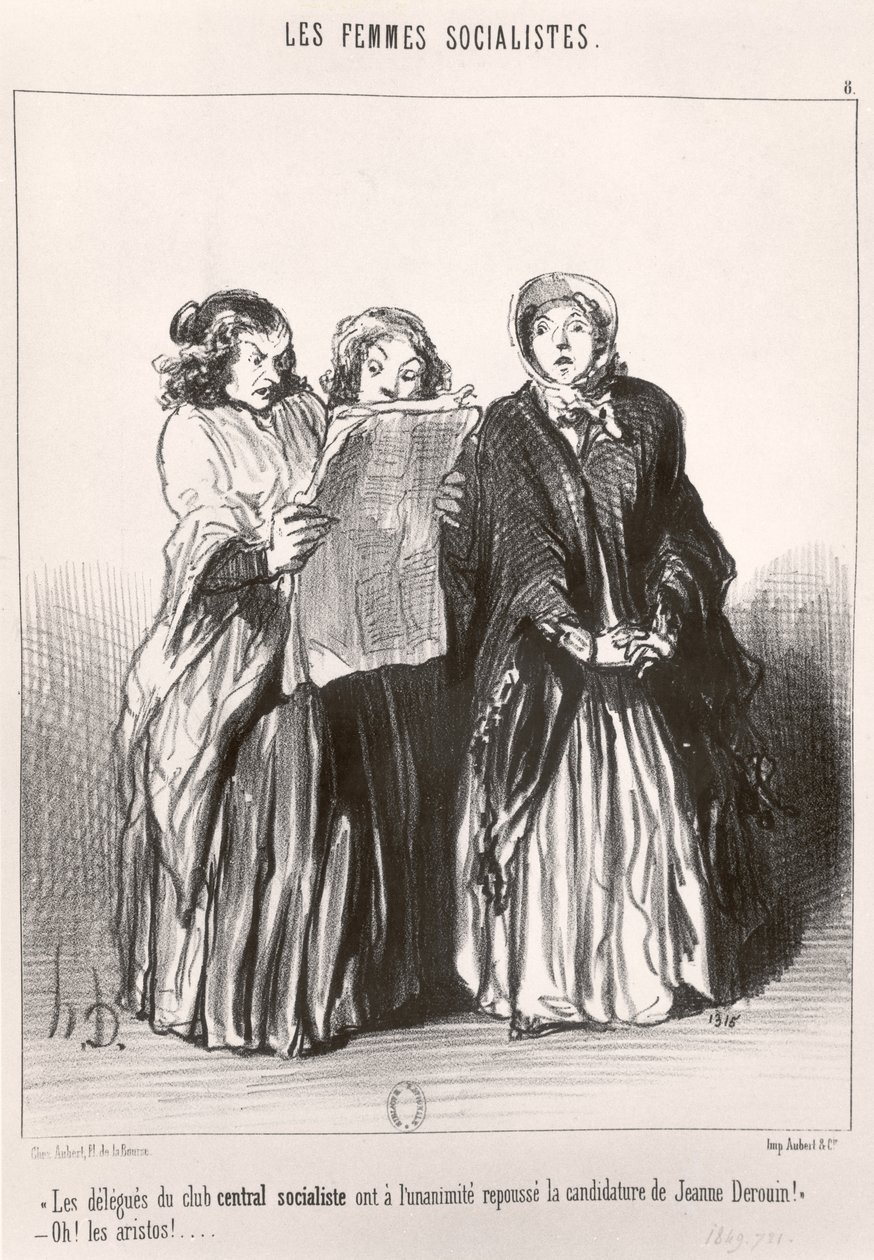 De Socialistische Vrouwen door Honoré Daumier
