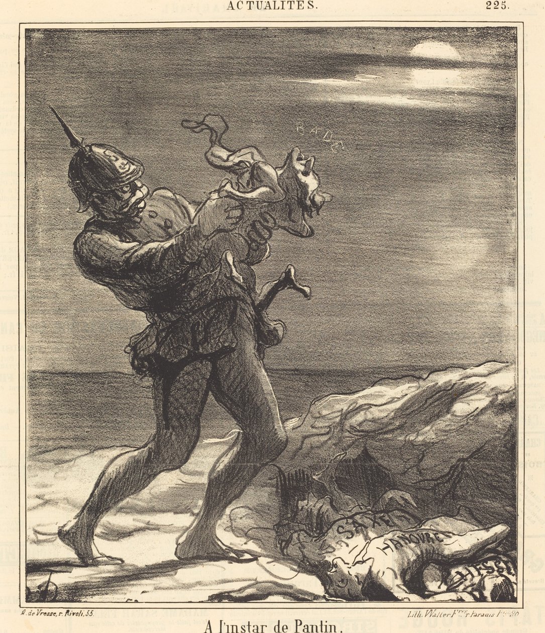 Zoals Pantin door Honoré Daumier