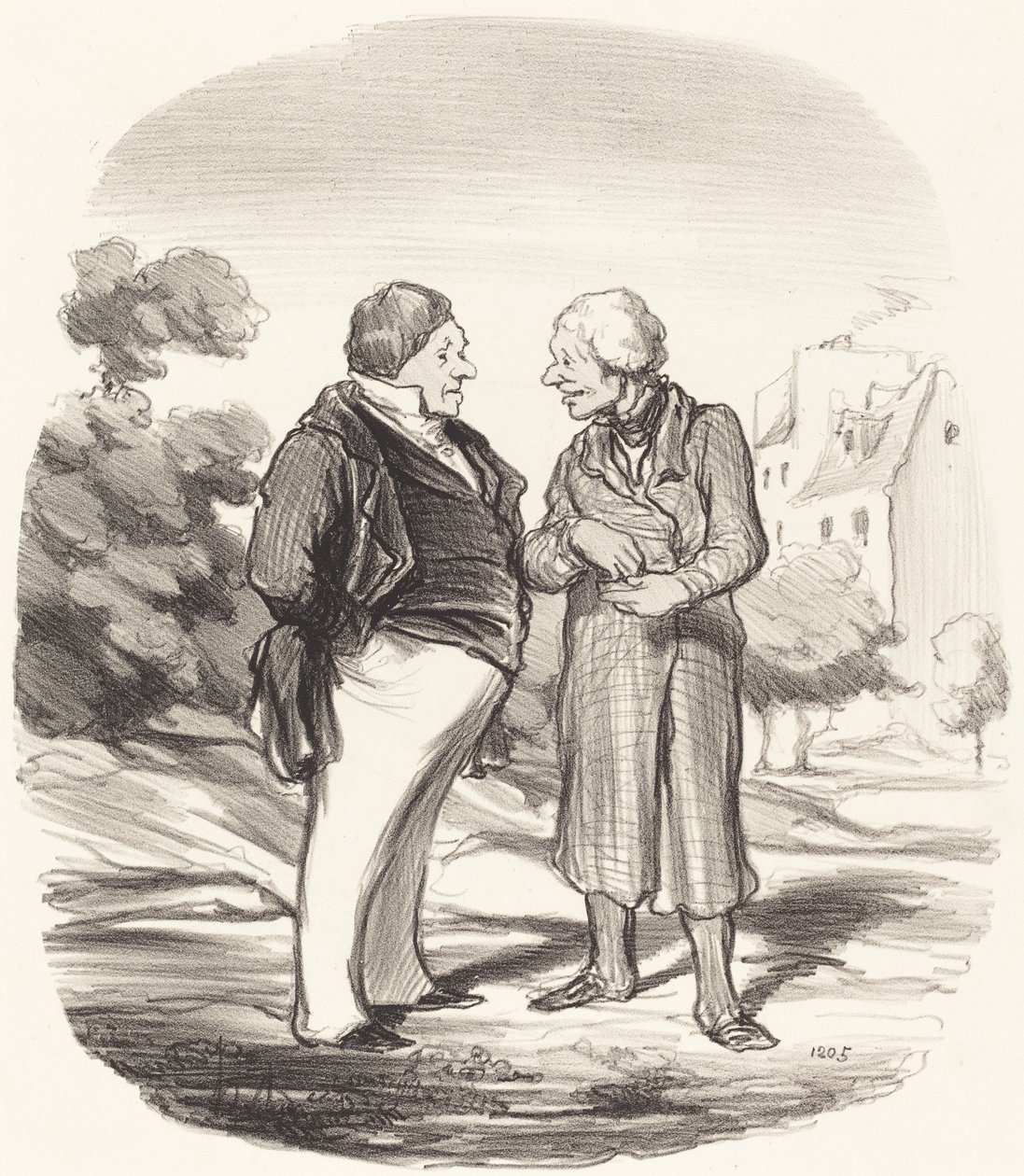 Californische Aandeelhouders door Honoré Daumier