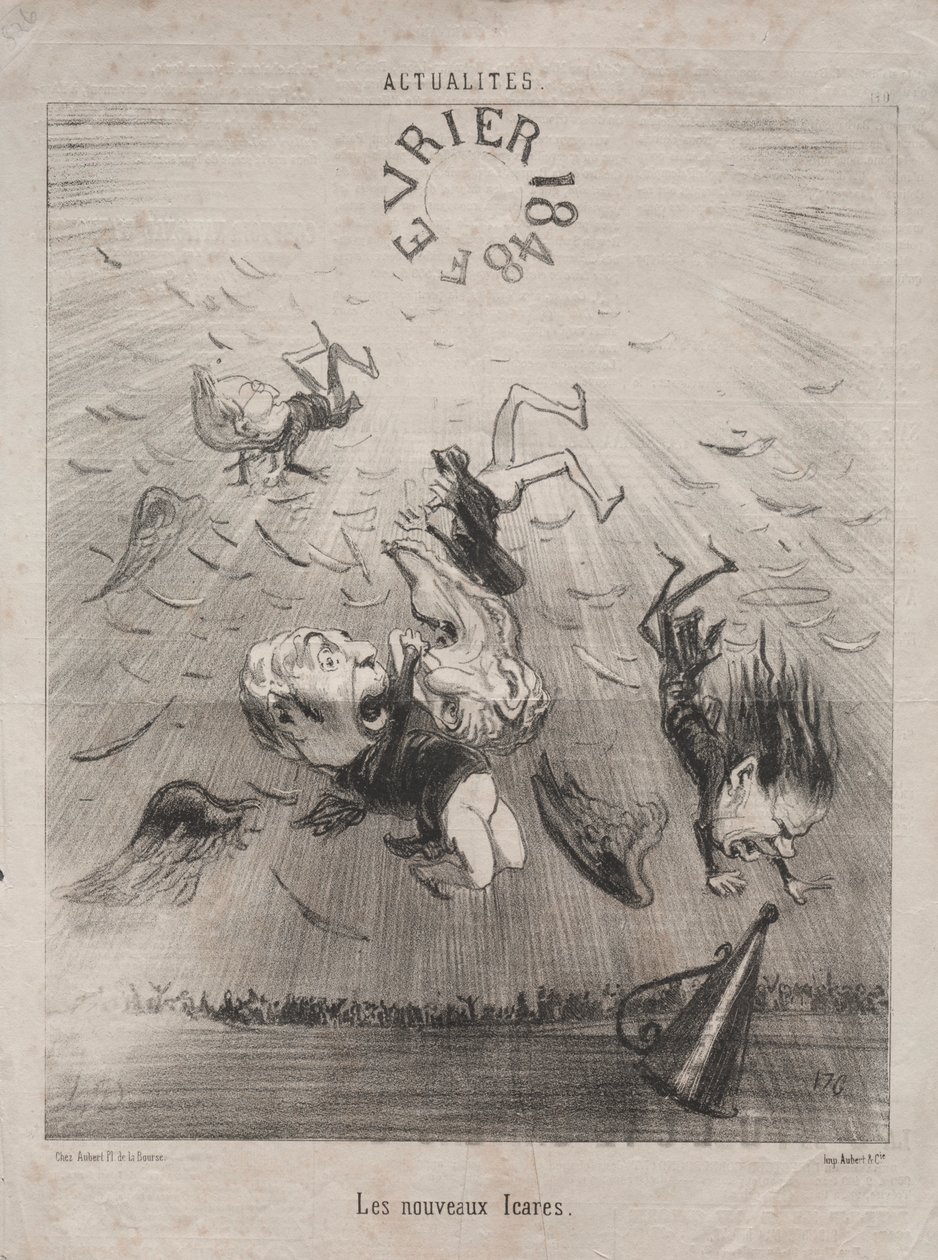 Actualiteiten (Nr. 140): De nieuwe Icarus door Honoré Daumier